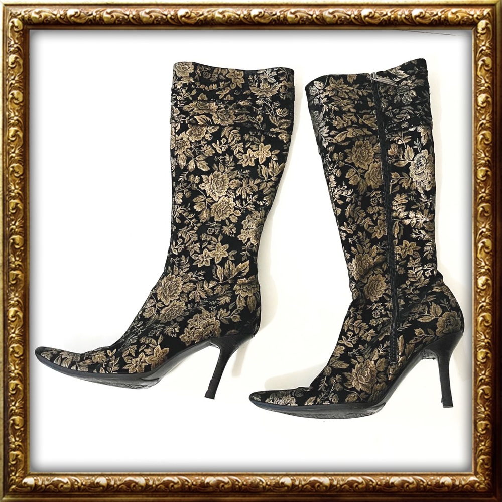 Over-knee Printed Boots